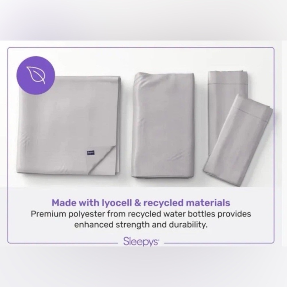 Signature Silky Smooth Sheet Set - Grey